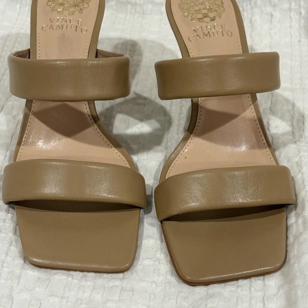 Vince Camuto Brown Heeled Sandals